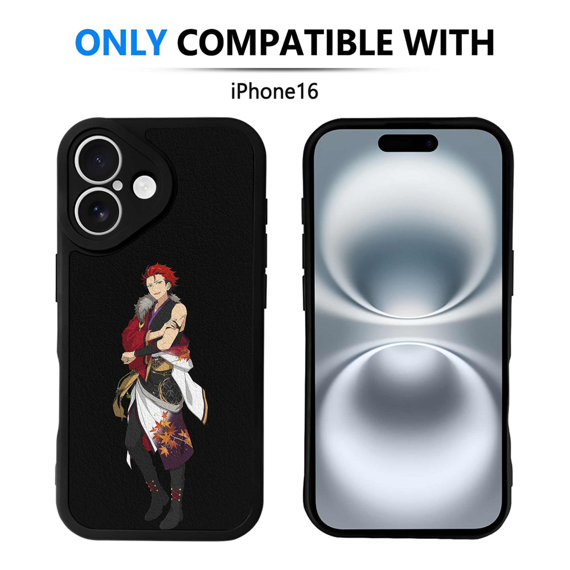 （画像用） あんさんぶるスターズ! Ensemble Stars 【iPhone 16シリーズ対応】シリコンスマホケース（レザー調） 材質：シリコン
